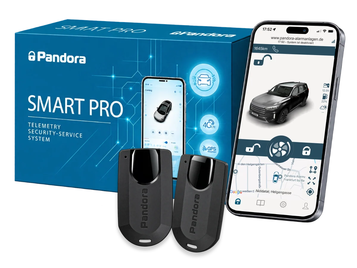 Pandora Smart Pro mit Pandora Connect App und zwei BT-790-TAGs
