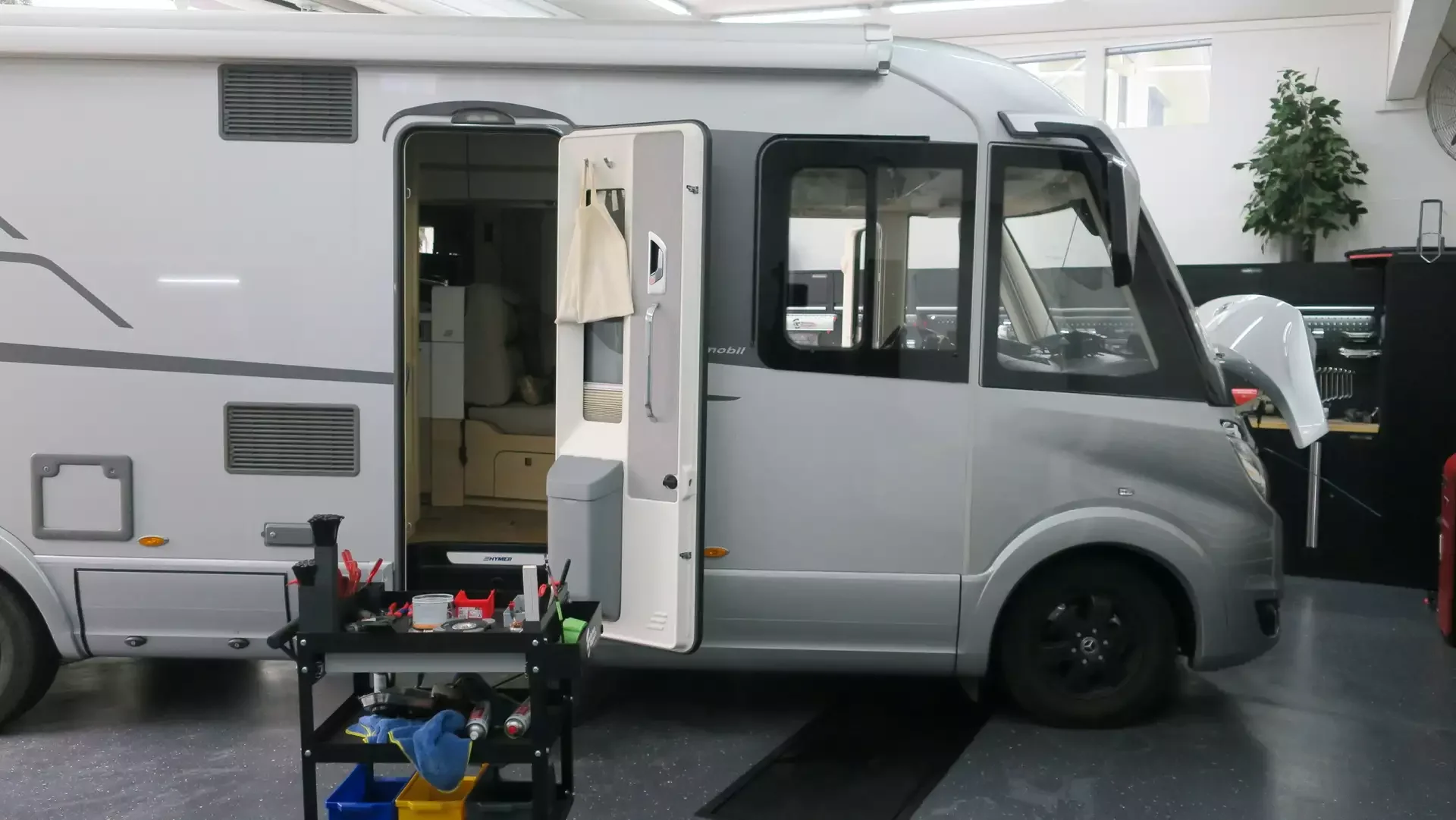 Integriertes Reisemobil – Einblick aus der Werkstatt