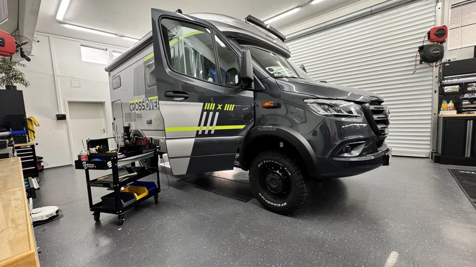 Hymer ML-T 570 Crossover in unserer Werkstatt