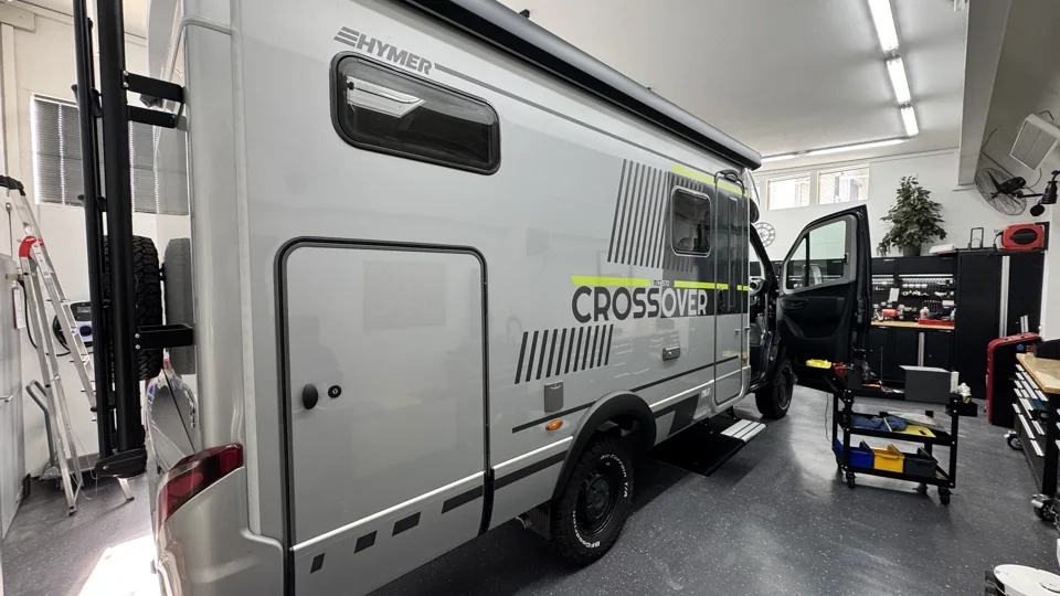 Seitenansicht des Hymer ML-T 570 Crossover
