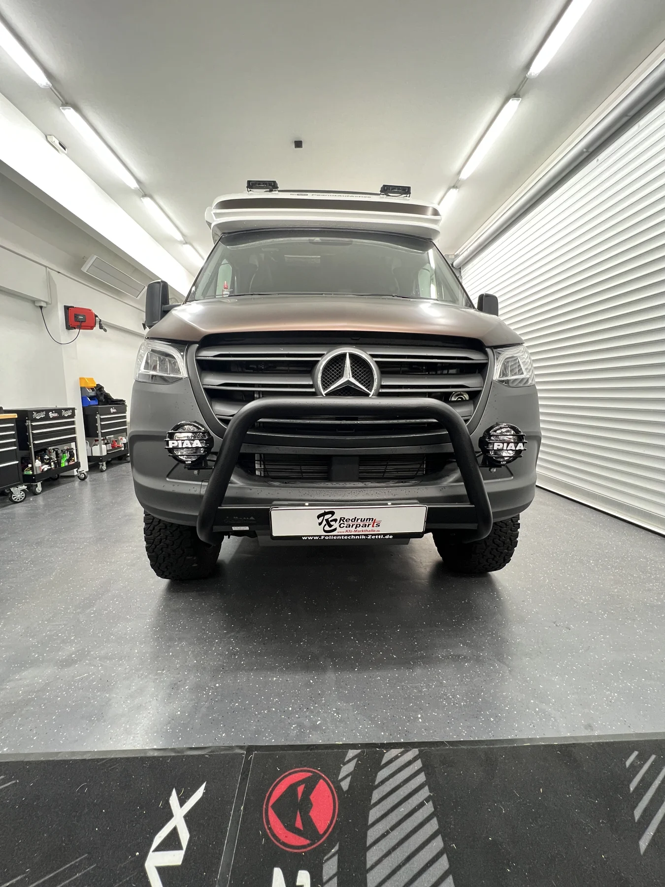 Frontansicht des Hymer ML-T 580.