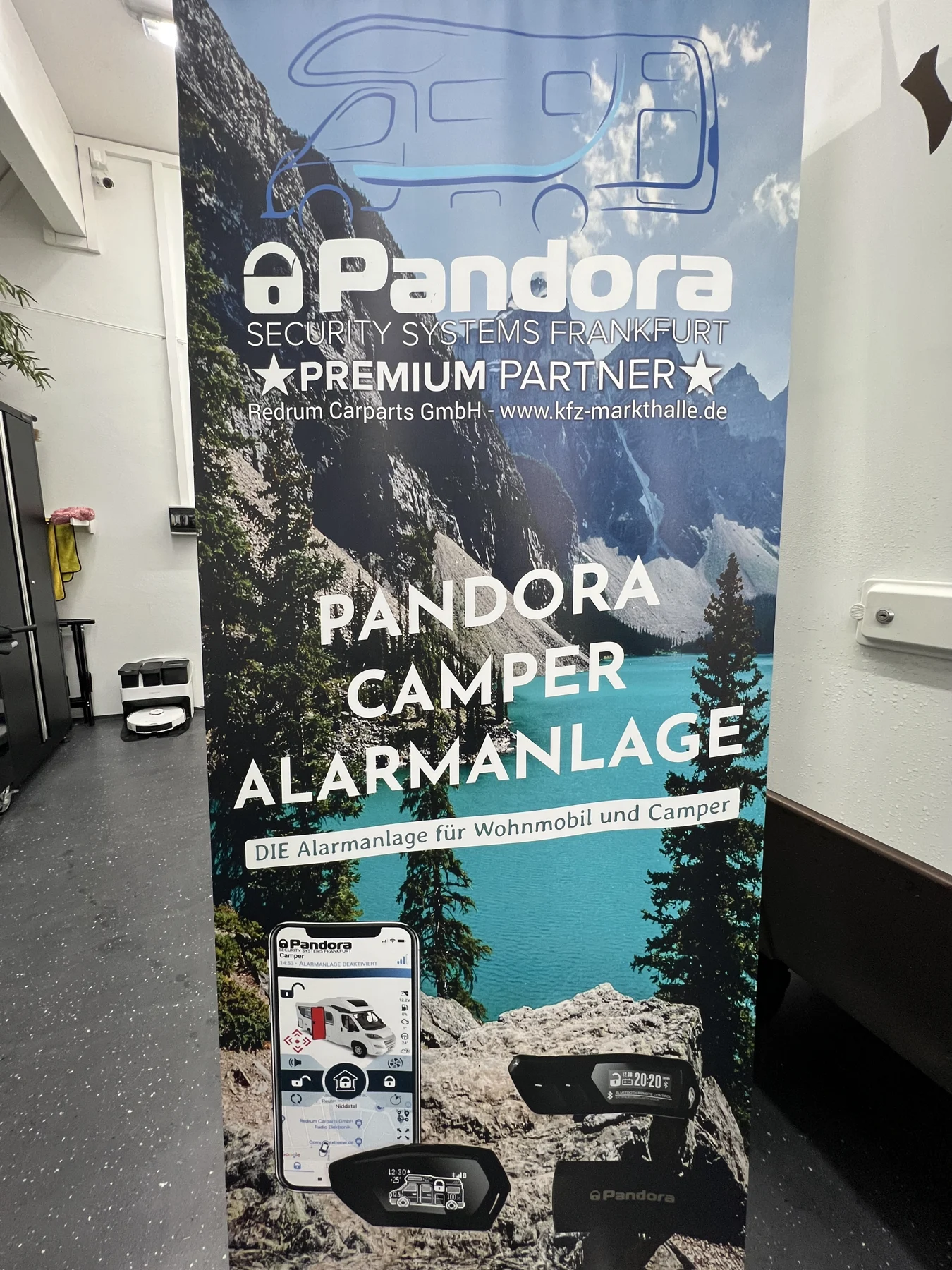 Pandora Camper Präsentation in unserer Werkstatt.