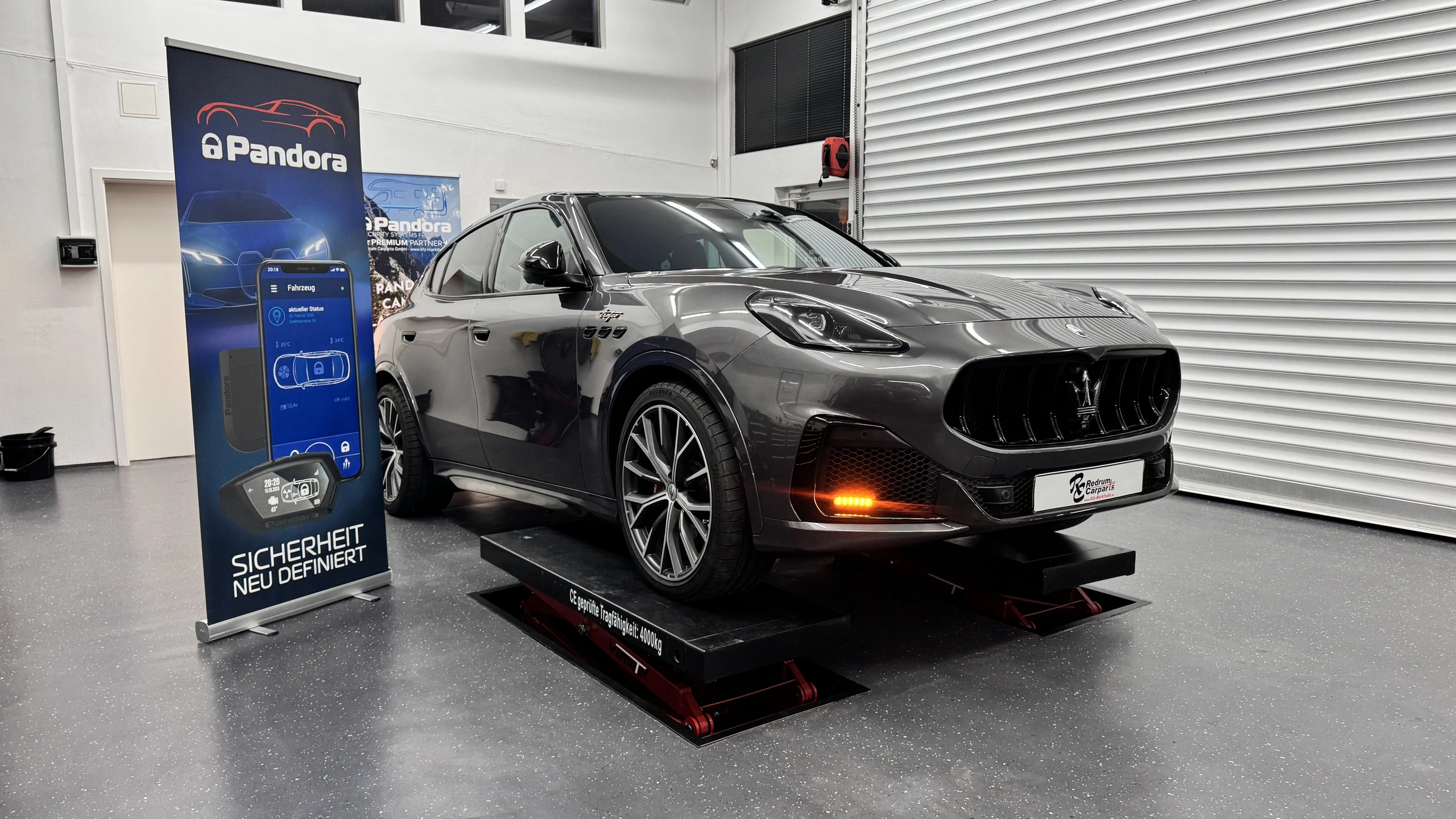 Maserati Grecale Trofeo in unserer Werkstatt.