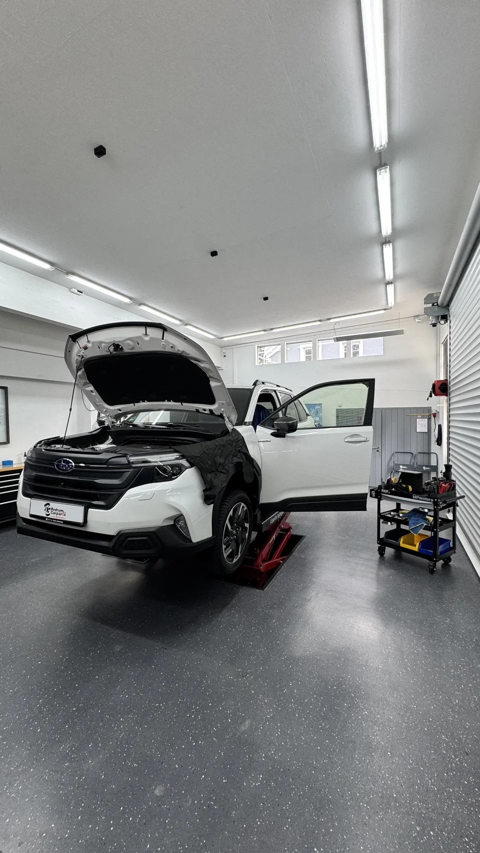 Subaru Forester: Angehoben für den Sensortest