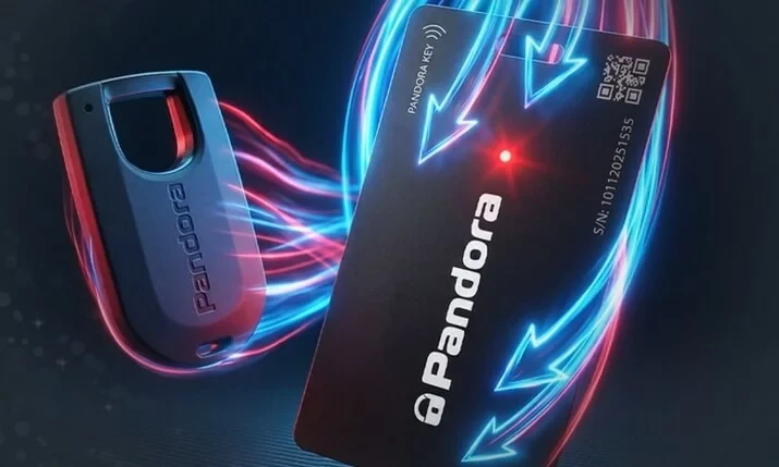 Originalmotiv mit Pandora Card und Transponder